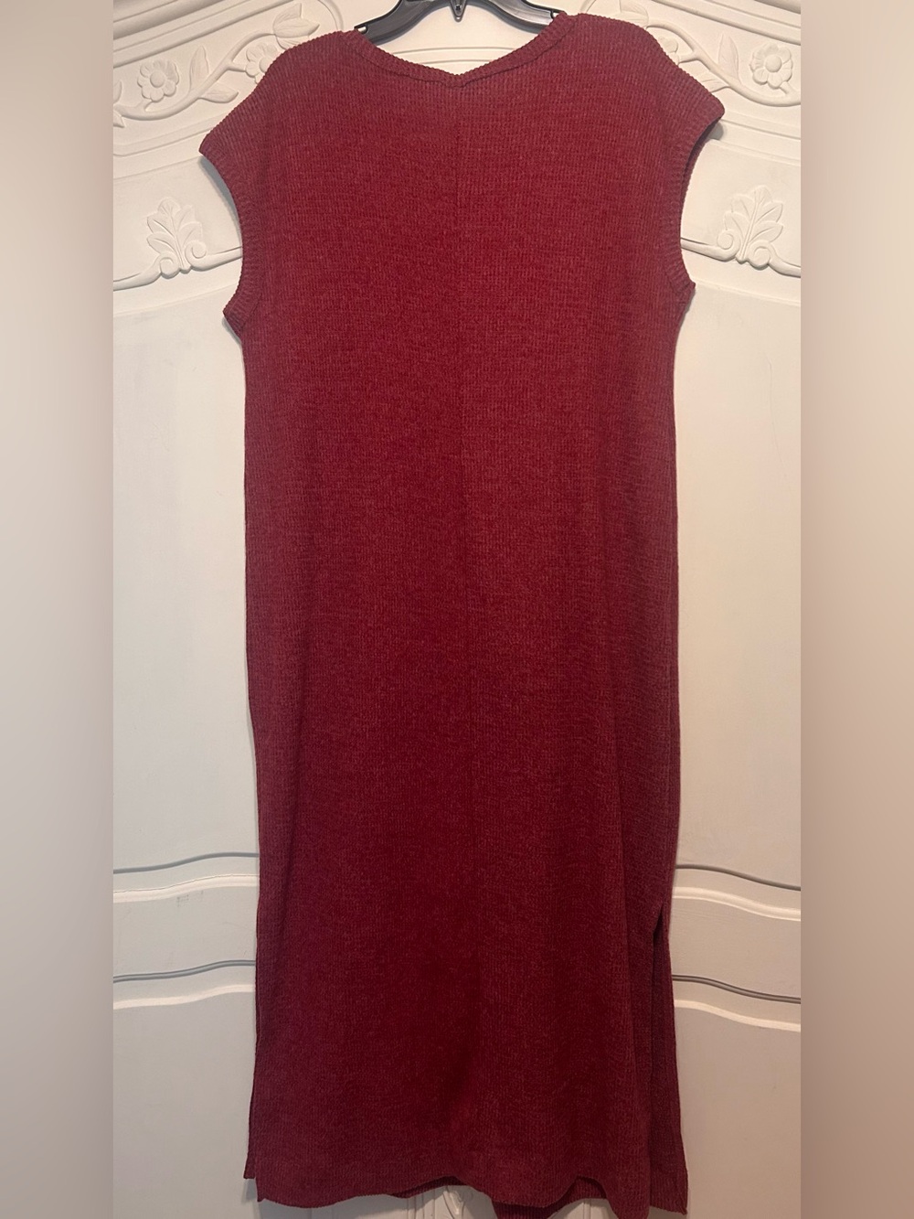 NWT Relaxed Cowlneck Sweater & Knit Dress Set in Berry - Picture 3 of 6